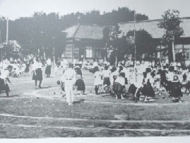 大正のころの学校の様子　写真